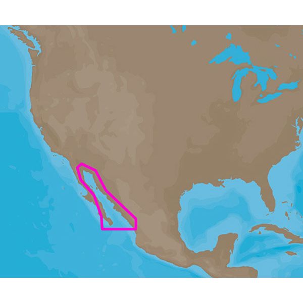 C-MAP 4D NA-D950 Gulf of Califonia , Mexico