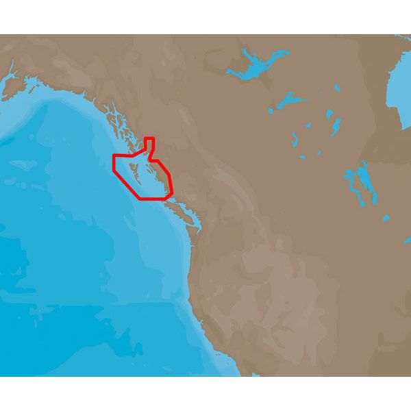 C-MAP 4D NA-D958 Queen Charlotte, SD to Dixon Entrance