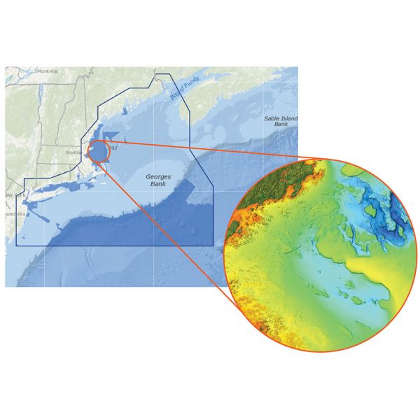 C-MAP Reveal - US Atlantic - New York to Massachusetts