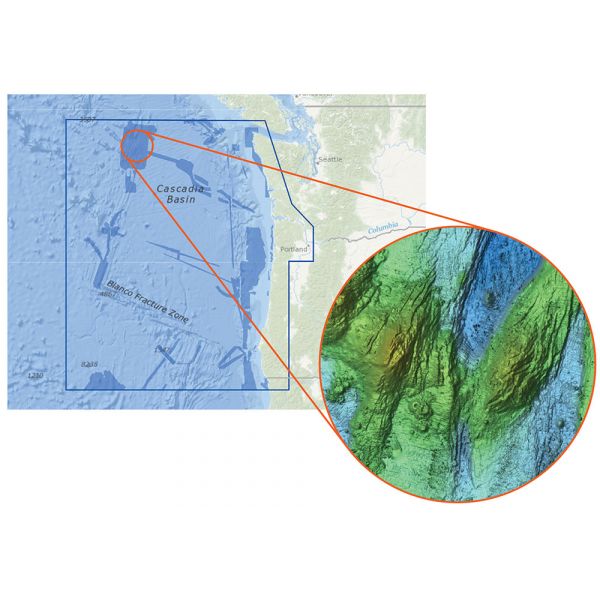 C-MAP Reveal - US Pacific - South Oregon to North Washington