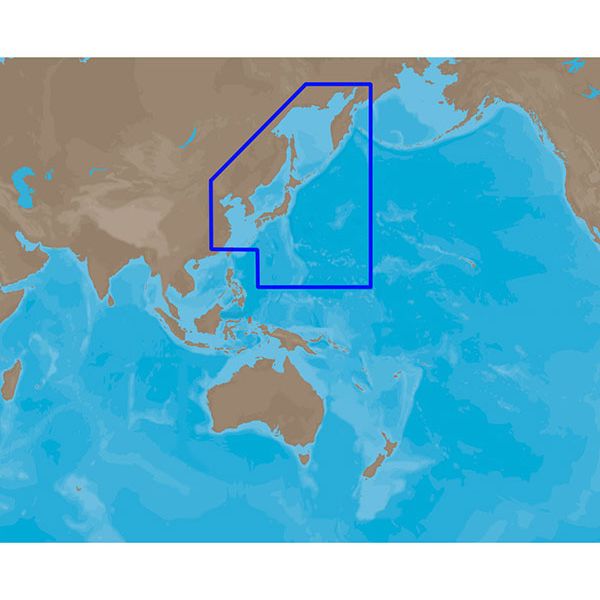 C-MAP MAX AN-M001 - East China Sea-Kamchatka - SD Card