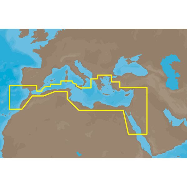 C-Map MAX Electronic Marine Chart - S Mediterranean Sea / Aegean Sea