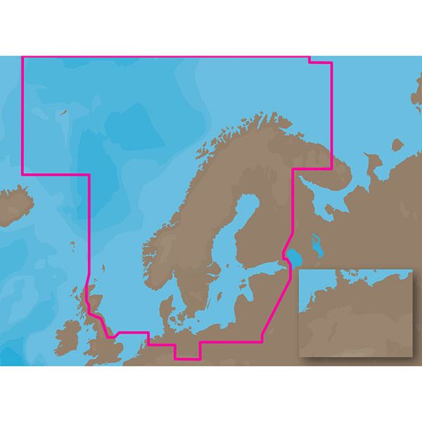 C-Map MAX Electronic Marine Charts - Europe North/Central