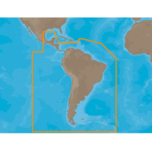 C-Map MAX Electronic Marine Charts - South America