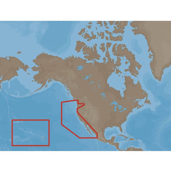 C-Map MAX Electronic Marine Charts - Western United States