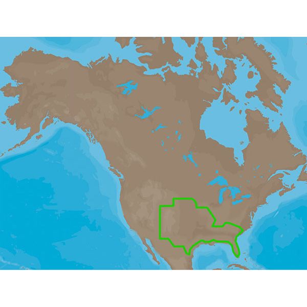 C-MAP MAX Lakes NA-M019 - Region 3: South - C-Card