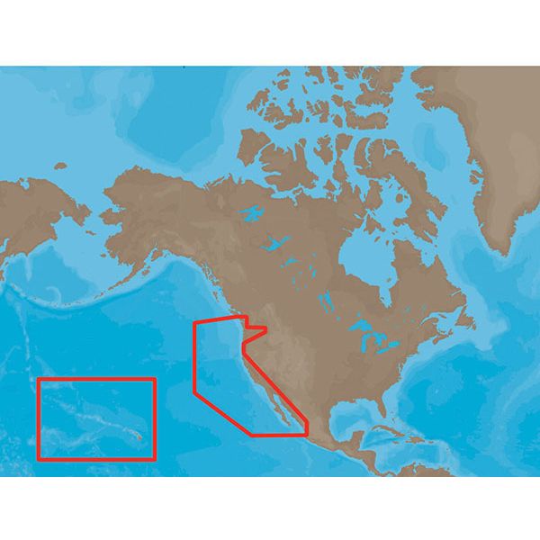 C-MAP MAX-N NA-N024 - US West Coast & Hawaii