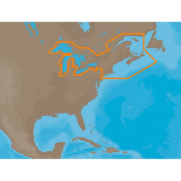 C-MAP MAX-N NA-N026 - Great Lakes, Northeast Coast & Approaches