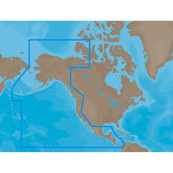 C-MAP MAX NA-M035 - Pacific Coast & Central America - SD-Card