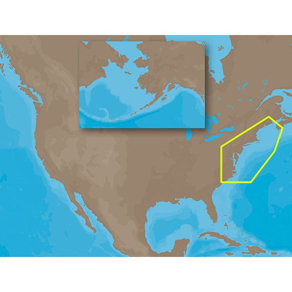 C-MAP MAX NA-M320 - Passamaquoddy Bay ME-NC: Bathy - C-Card