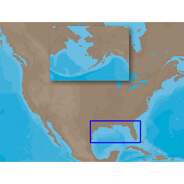 C-MAP MAX NA-M420 - Gulf of Mexico: Bathy - SD-Card