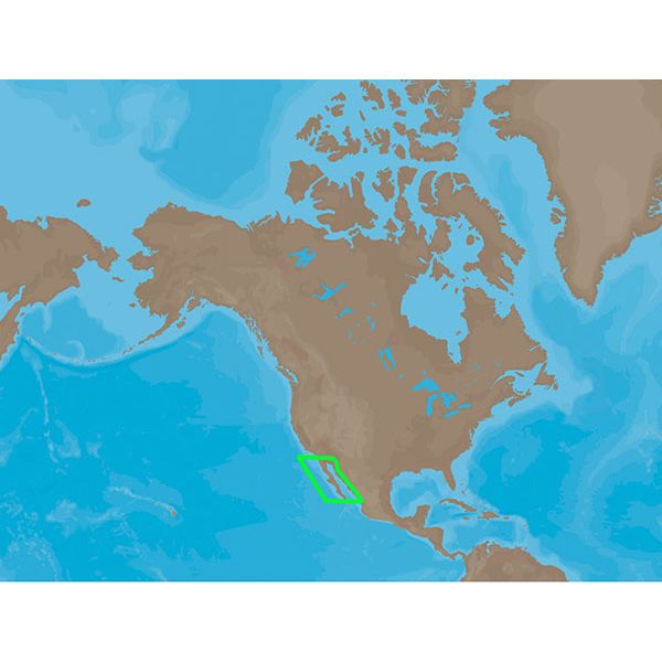 C-MAP MAX NA-M609 - Baja California: Bathy - C-Card