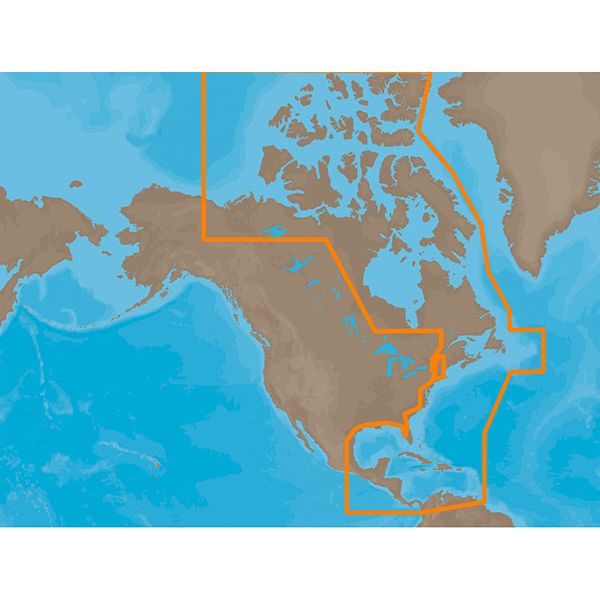 C-Map NA-M033 C-Card Format - Atlantic Coast Gulf Caribbean