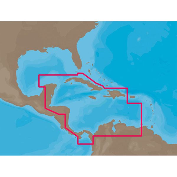 C-Map NT+ Electronic Marine Charts - Caribbean