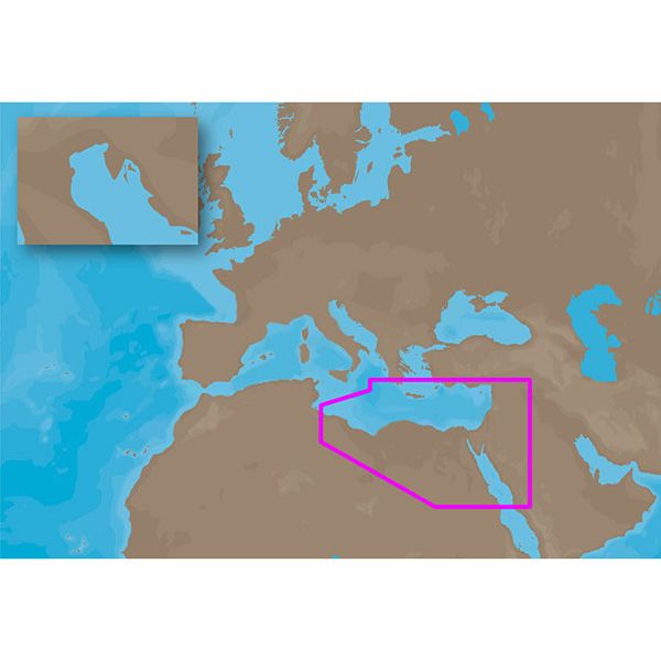 C-Map NT+ Electronic Marine Charts - Mediterranean