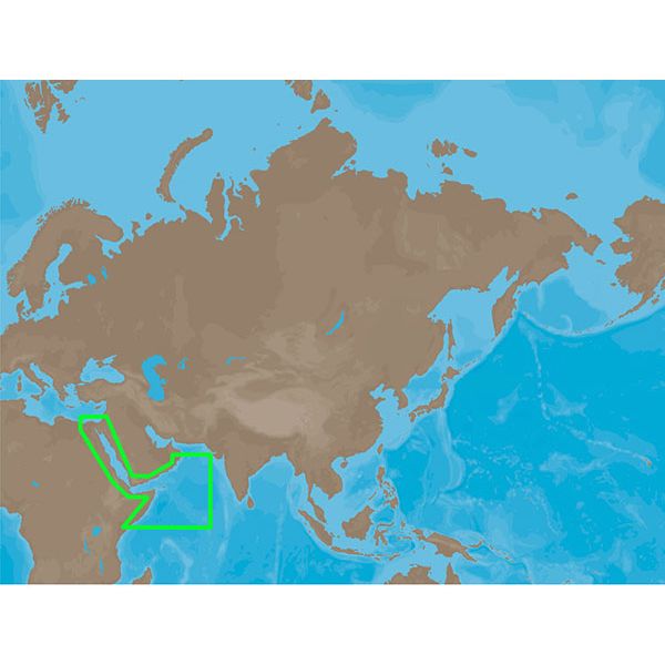 C-Map NT+ Electronic Marine Charts - Red Sea to Arabian Sea