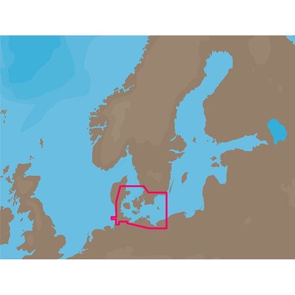 C-MAP NT+ EN-C160 - Eastern Denmark - Furuno FP-Card