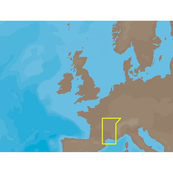 C-MAP NT+ EW-C221 - Le Rhone Marseille Dijon - C-Card