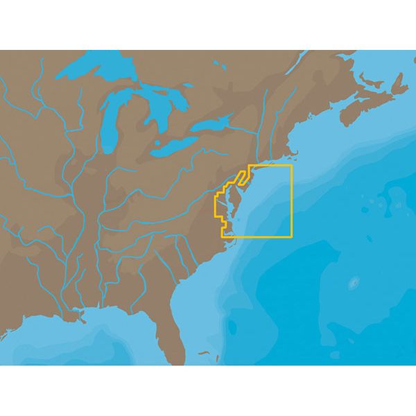 C-MAP NT+ NA-C303 - Shinnecock Bay to Lake Rudee - C-Card