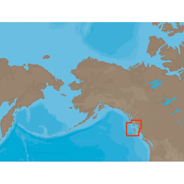 C-MAP NT+ NA-C705 - Banks Island, BC-Sumner Strait, AK - FP-Card