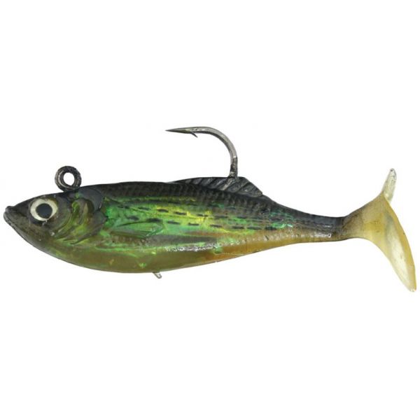 Calcutta FF06GMU 6'' Flashfoil Shads Golden Mullet