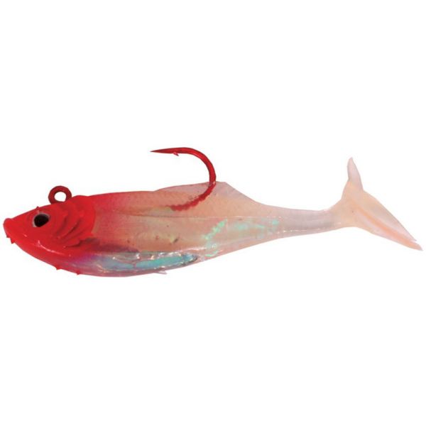 Calcutta FF06RH 6'' Flashfoil Shads Red Head