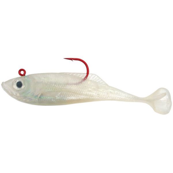 Calcutta FF04PRLI 4'' Flashfoil Shads Pearl Ice