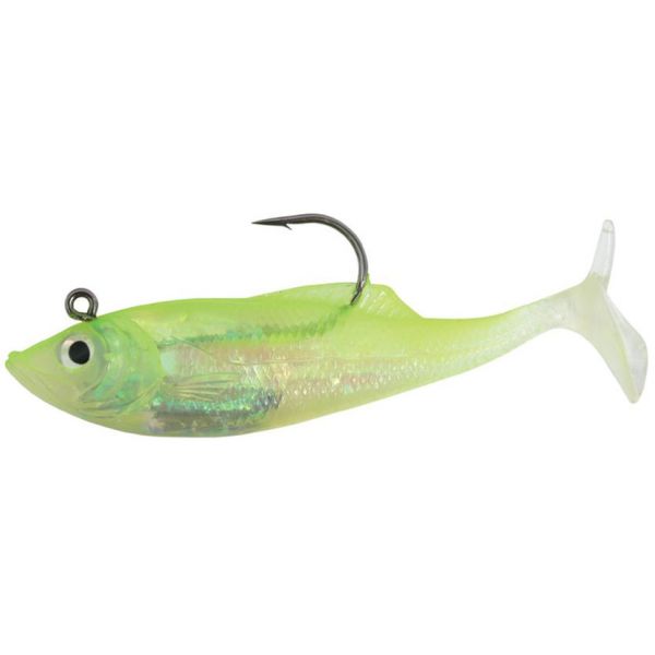 Calcutta FF05CSI 5'' Flashfoil Shads Chartreuse Ice