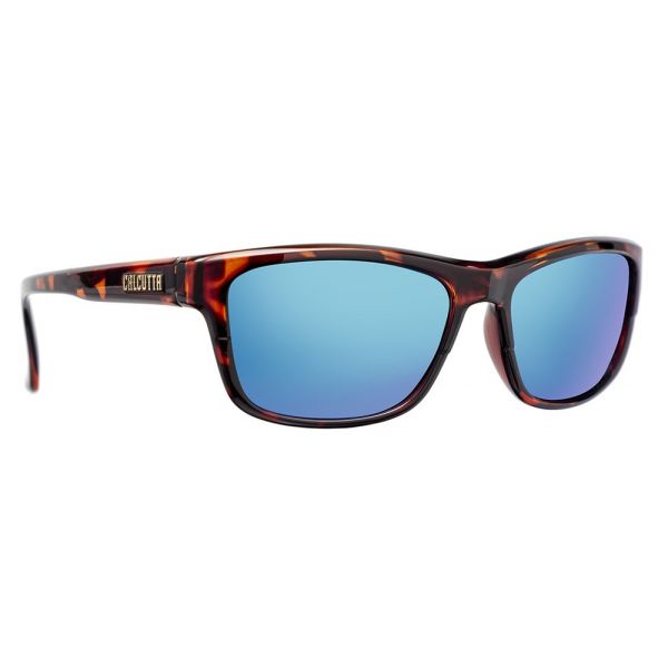 Calcutta Finley Discover Series Sunglasses - Shiny Tortoise/Blue Mirror