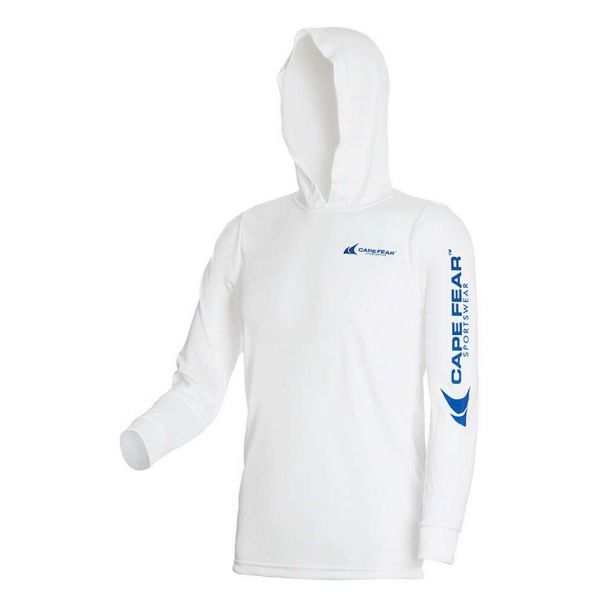 Cape Fear Sportswear Megatech Performance Hoodie - White - Large