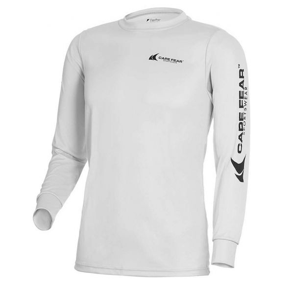 Cape Fear Sportswear Megatech L/S Performance T-Shirt - Gray - Medium