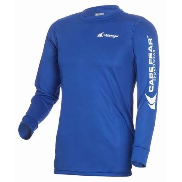 Cape Fear Sportswear Megatech L/S Performance T-Shirt - Royal - Large