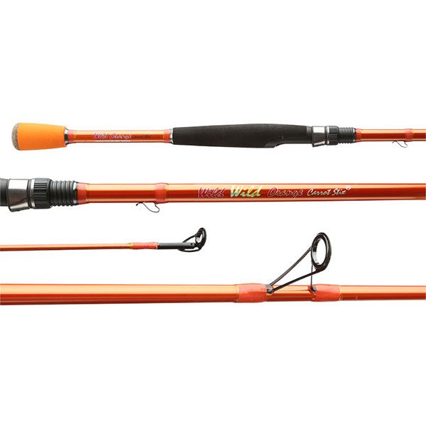 Carrot Stix C2WX702ML-F-S Wild Wild Orange Spinning Rod - 7 ft.