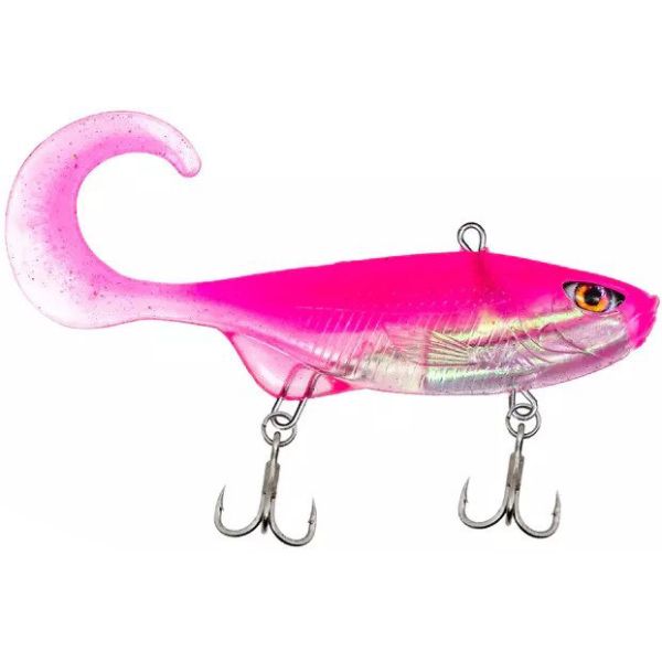 Chasebaits Curly Vibe - 3.25in - Pink