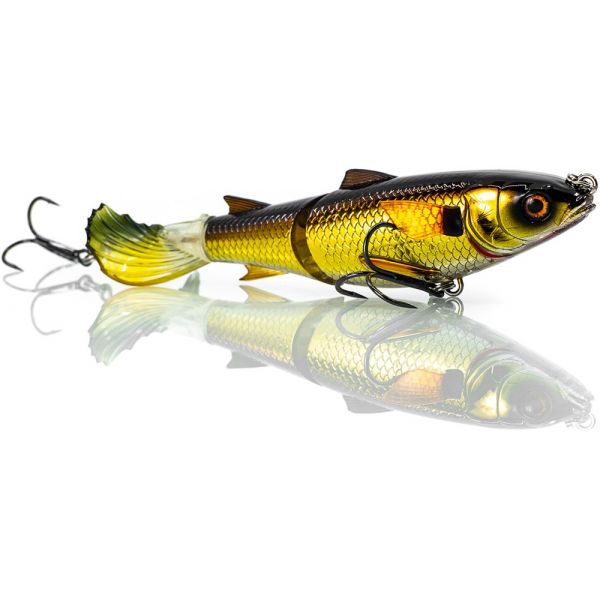 Chasebaits Drunken Mullet - 5.11in - Gold Shiner