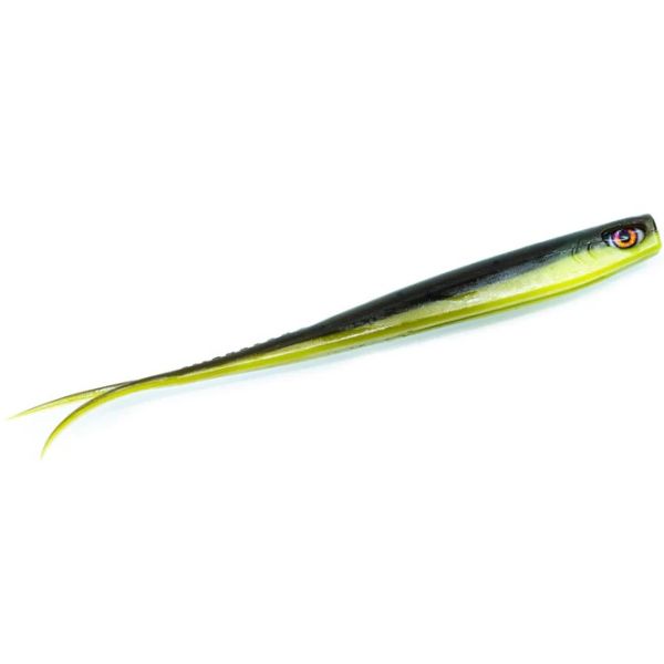 Chasebaits Fork Bait - 3in - Lime Tiger