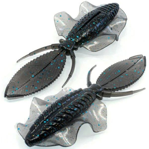 Chasebaits Flip Flop - 4.25in - Black & Blue Craw