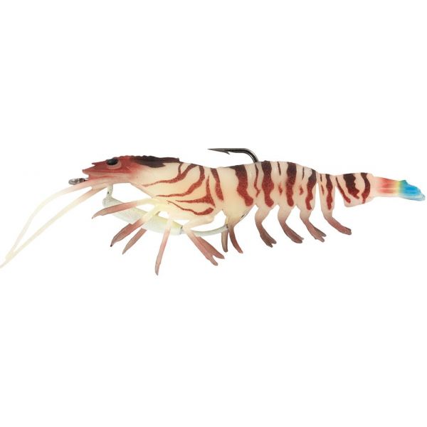 Chasebaits FP125-02 Flick Prawn - 4.92 in. - Tiger Prawn