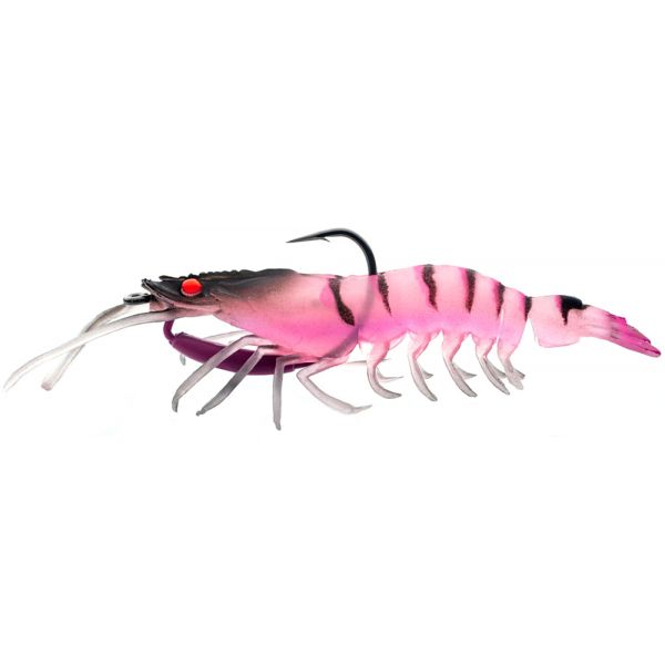 Chasebaits Flick Prawn - 4.92 in. - Pink Devil