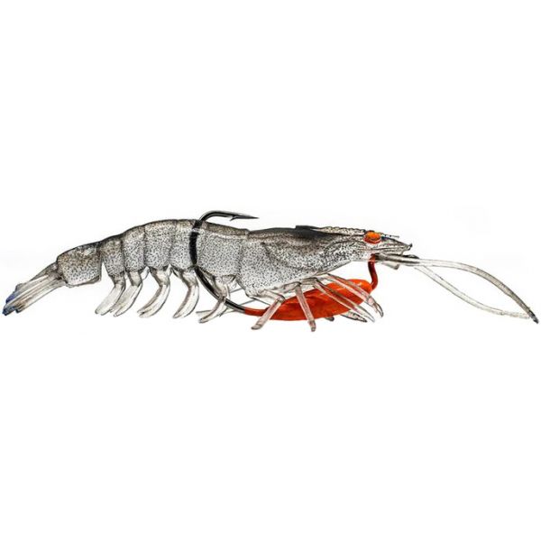 Chasebaits Flick Prawn Heavy - 4.9in - Crystal Prawn