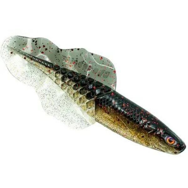 Chasebaits Flacid Shad - 3in - Blood Gold