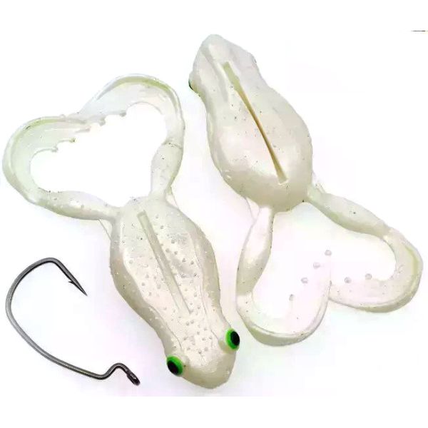 Chasebaits Flexi Frog - 1.5in - Pearl White