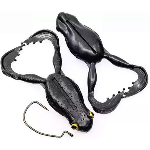 Chasebaits Flexi Frog - 1.5in - Black