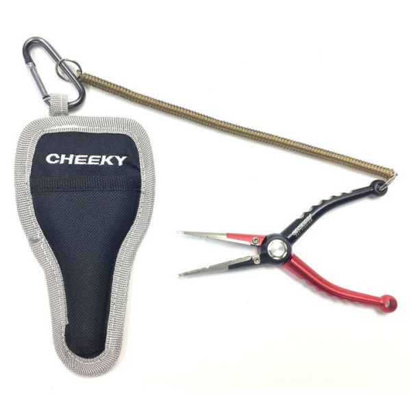 Cheeky 550 Pliers w/ Sheath and Lanyard - Red/Black