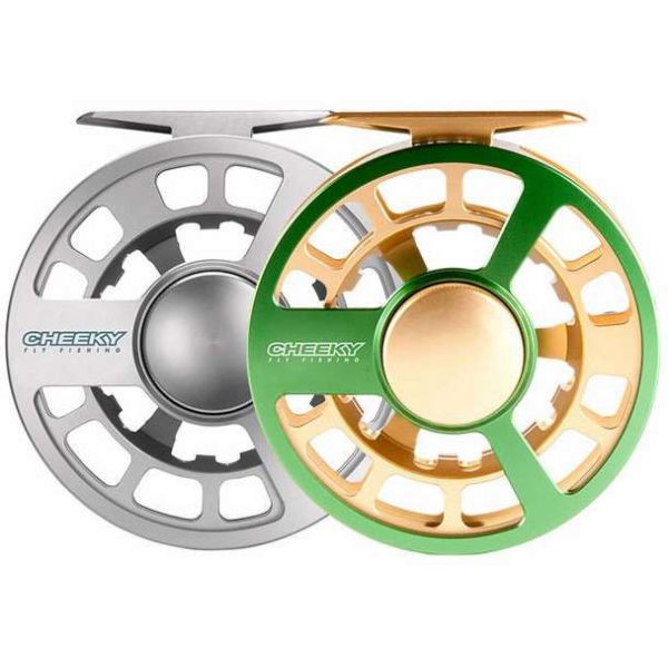 Cheeky Ambush 375 Fly Fishing Reels Green/Gold