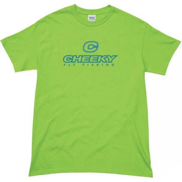 Cheeky ''Get Cheeky'' Tee - Lime Torch - Large