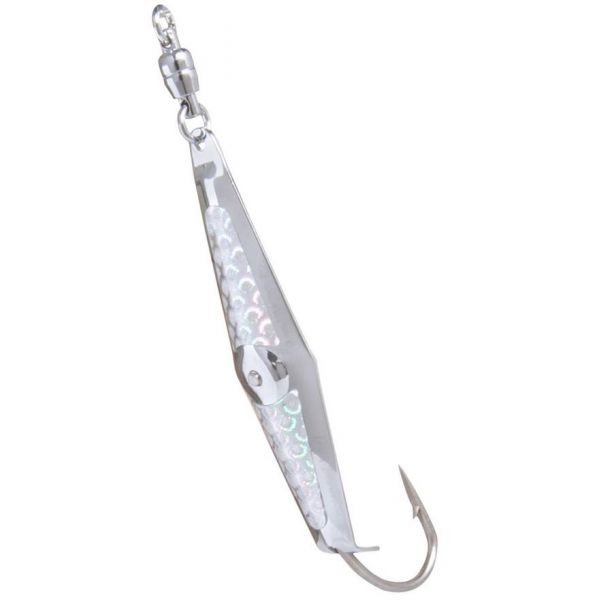 Clarkspoon Spoon Squid - #0 - Silver w/ Silver Flash