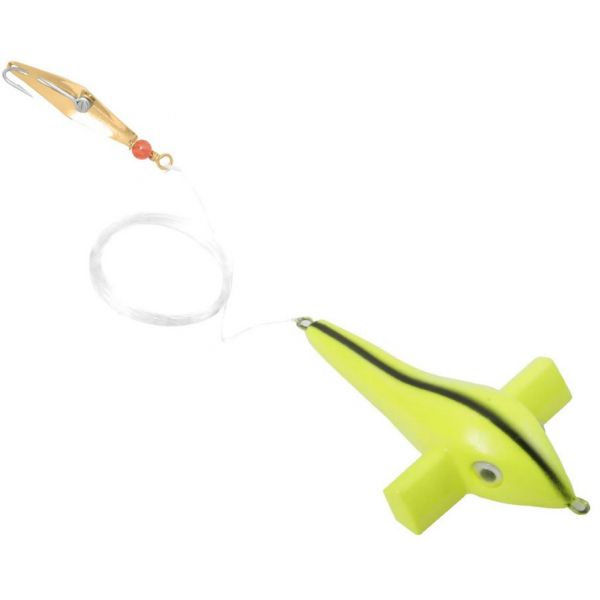 Clarkspoon Bird Rig - Chartreuse - #00 Gold Spoon