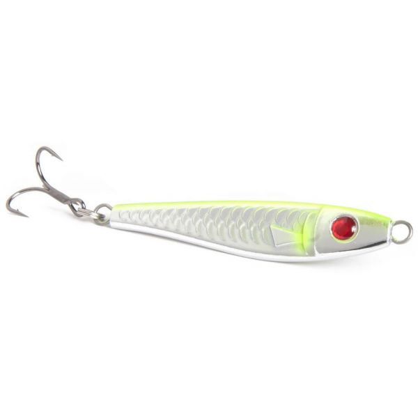 Clarkspoon Chrome Jig - 1oz - Chrome/Chartreuse