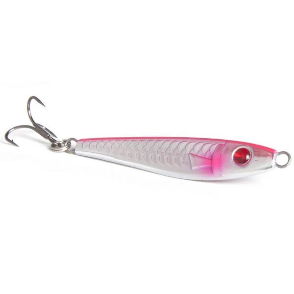 Clarkspoon Chrome Jig - 1oz - Chrome/Pink